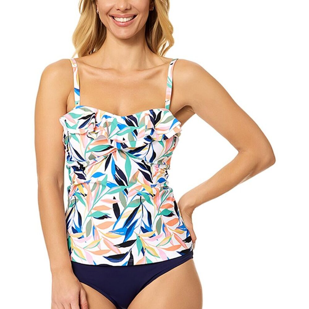 Leilani Womens  Tahiti Tankini, White